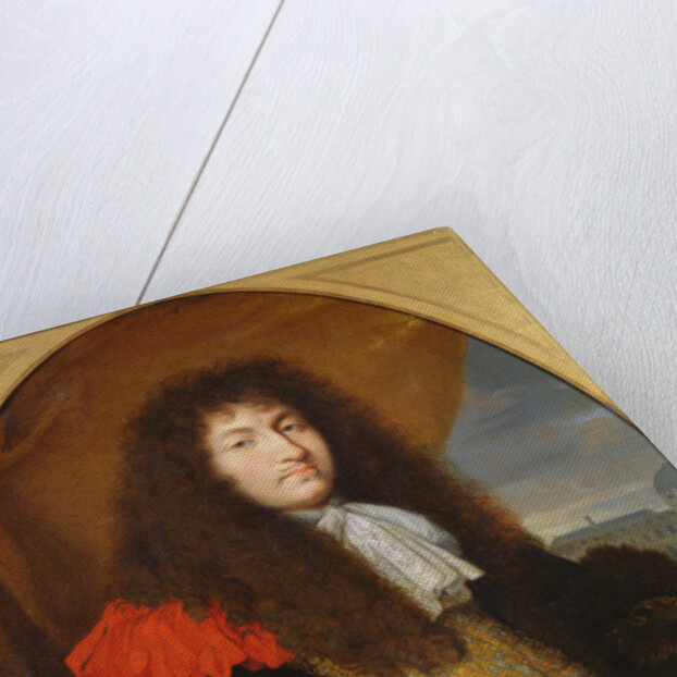 Portrait of Louis XIV, King of France and Navarre, in front of the Tuileries, c. 1643 by Charles Le Brun