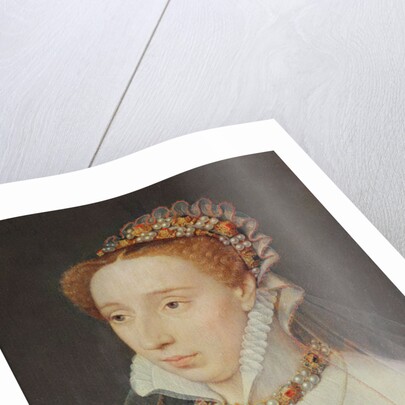 Portrait of Anne de Pienne, lady in waiting to Mary Stuart, c.1560 by Francois Clouet