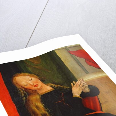 Detail of the Annunciation of the Virgin Mary by Matthias Grunewald