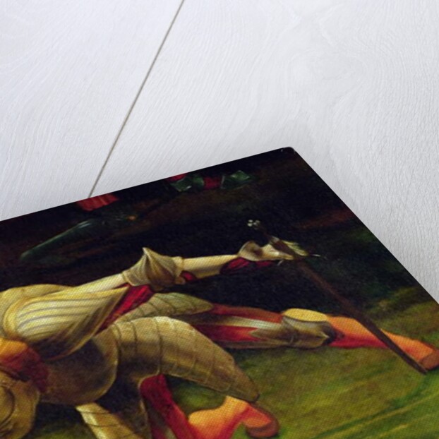 Detail of a falling soldier by Matthias Grunewald