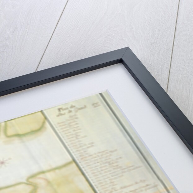 Map of Sas van Gent, Netherlands, 1747 by French School