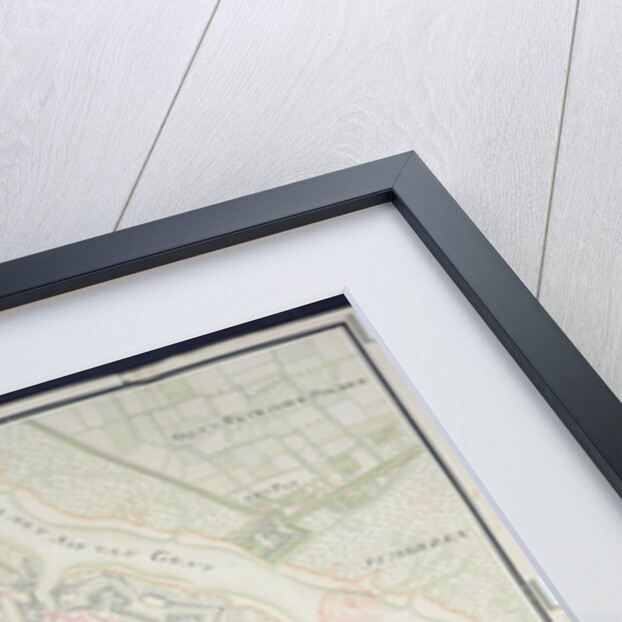 Map of Sas de Gant and surrounding areas, 1759 by Flemish School