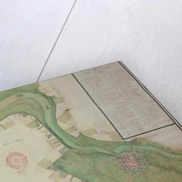 Area around Sas van Gent and Philippine, Netherlands, 1747 by French School