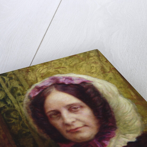 Portrait of The Baroness of Villeguy by Antoine Auguste Ernest Herbert or Hebert