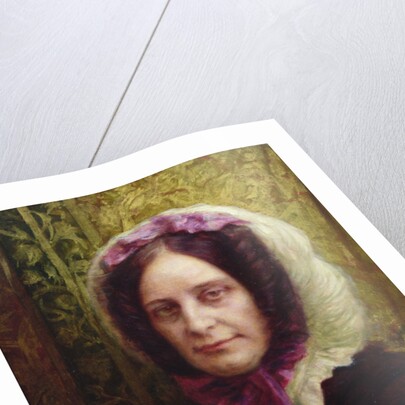 Portrait of The Baroness of Villeguy by Antoine Auguste Ernest Herbert or Hebert