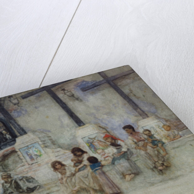 The Calvary of Ischia by Antoine Auguste Ernest Herbert or Hebert