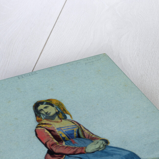 Woman of Procida, seated by Antoine Auguste Ernest Herbert or Hebert