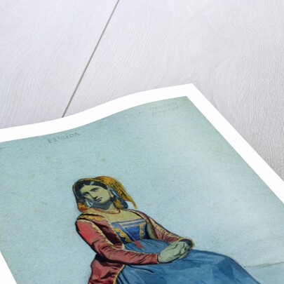 Woman of Procida, seated by Antoine Auguste Ernest Herbert or Hebert