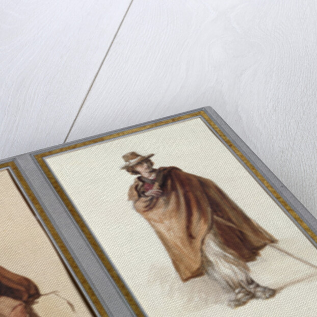 Three types of Ciociari shepherds by Antoine Auguste Ernest Herbert or Hebert