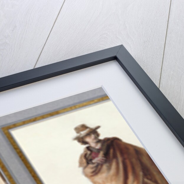 Three types of Ciociari shepherds by Antoine Auguste Ernest Herbert or Hebert