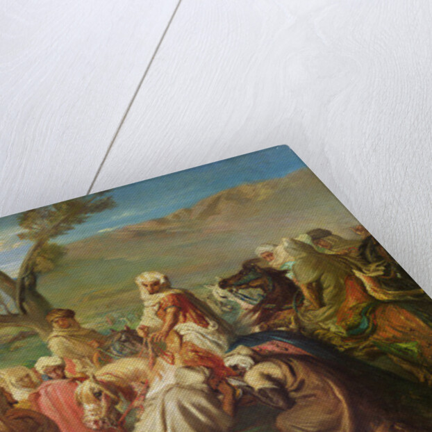 Caid visiting a Douar, 1849 by Theodore Chasseriau