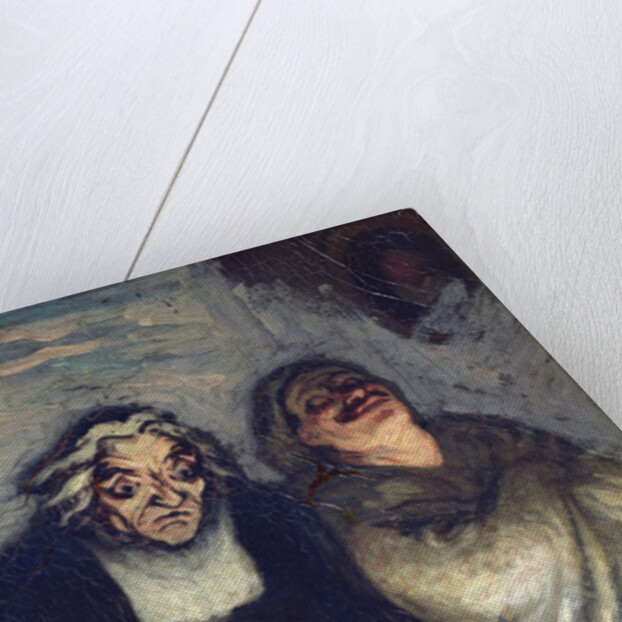 A Scapin or Comedy Scene, c.1863-1865 by Honore Daumier