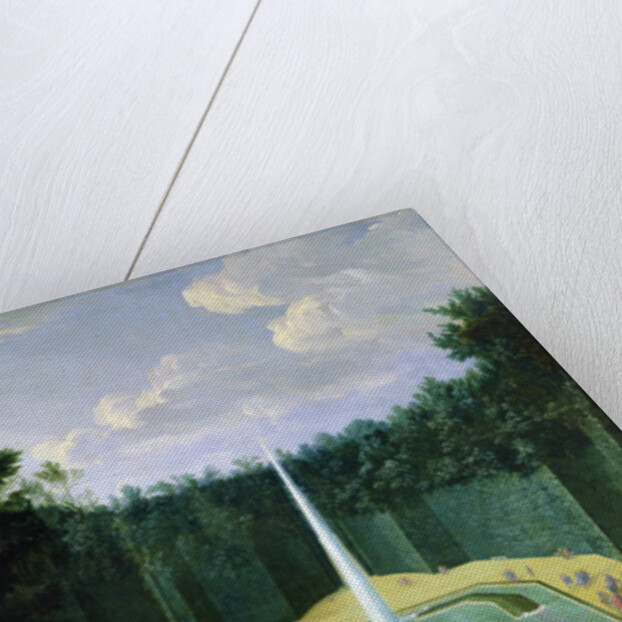 View of the Fountain Obelisk in the Gardens of Versailles by Pierre-Denis Martin