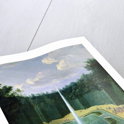 View of the Fountain Obelisk in the Gardens of Versailles by Pierre-Denis Martin