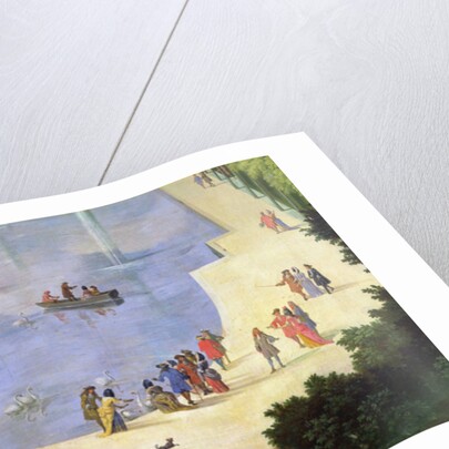 Le Basin du Mirror d'eau et l'île Royale, c.1688 by Etienne Allegrain