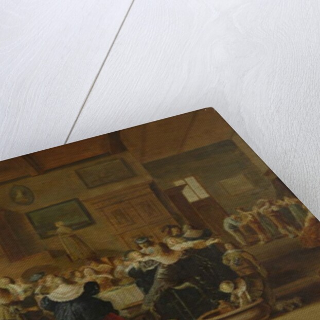 Meeting in an interior by Dirck Hals