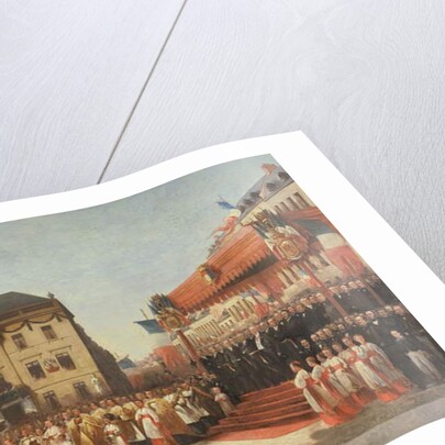 Ceremony for the inauguration of the waters of the Lys river at Roubaix in 1864, 1864 by Emile Defrenne