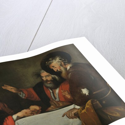 The Supper at Emmaus by Bernardo Strozzi