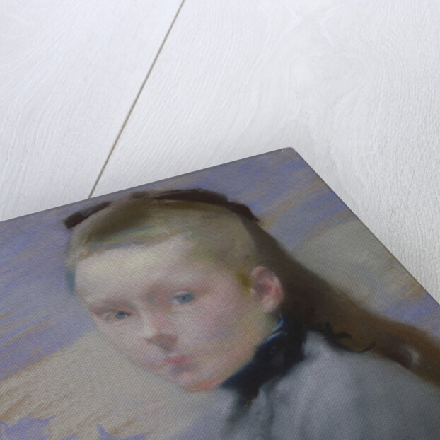 Portrait of the artist's daughter by Paul Albert Besnard