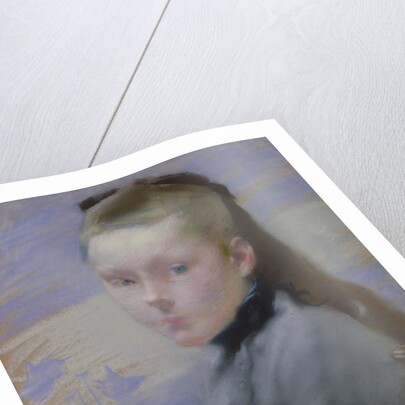 Portrait of the artist's daughter by Paul Albert Besnard