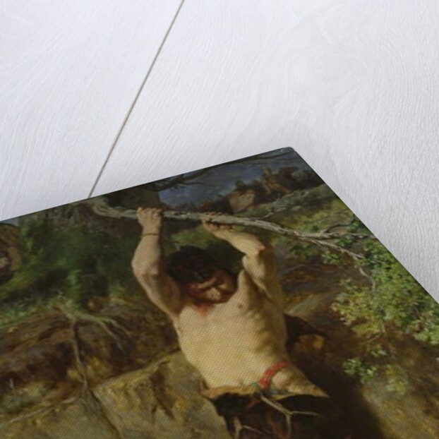 Escape of a Gallic prisoner by Evariste Vital Luminais