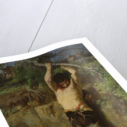 Escape of a Gallic prisoner by Evariste Vital Luminais