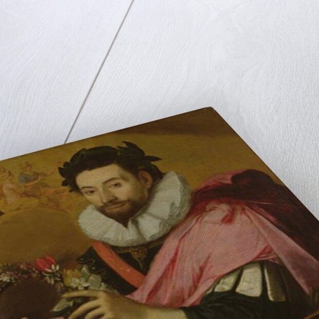 Portrait of Jean de Caulet with Apollo's crown, 1635 by Jean Chalette