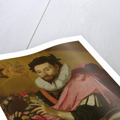 Portrait of Jean de Caulet with Apollo's crown, 1635 by Jean Chalette