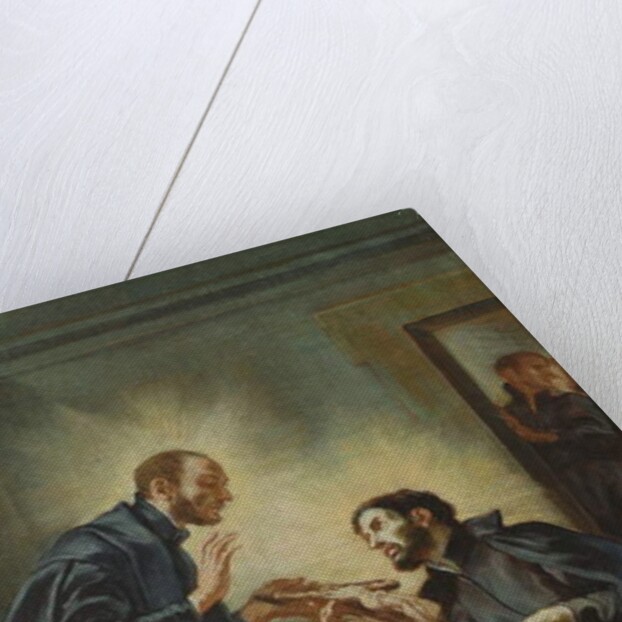 St Ignatius of Loyola sending St Francis Xavier to India by Giovanni Battista (1639-1709) Gaulli