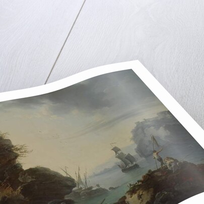 Fishing by Francois Valentin Gazard