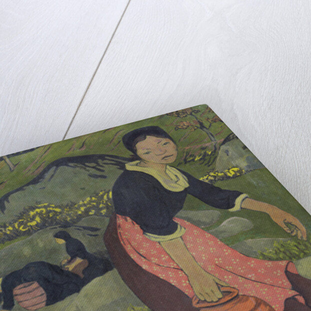 Young Breton girl with a jug, 1892 by Paul Serusier