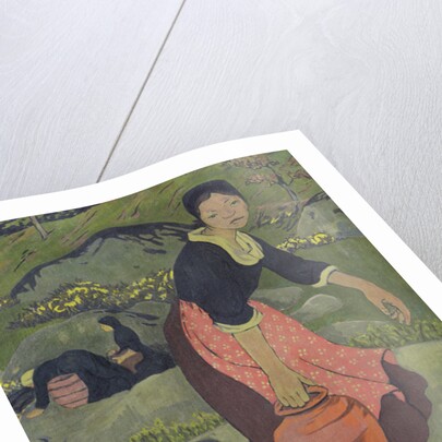 Young Breton girl with a jug, 1892 by Paul Serusier