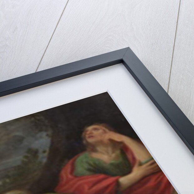 Lamentation of Christ with St John, Mary Magdalene, Mary-Salomé, Joseph of Arimathea and the Virgin by Francesco Albani