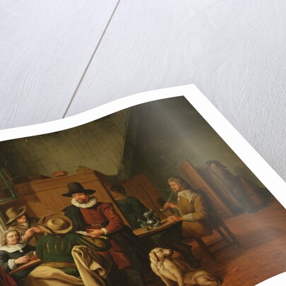 Interior of a tavern by Jan Josef the Elder Horemans