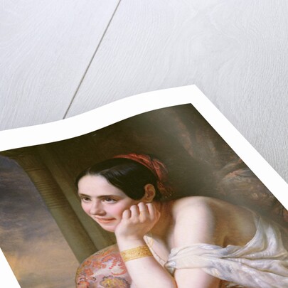 An Odalisque, 1836 by Charles Auguste Steuben