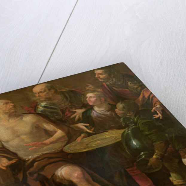 Phocion refusing the gifts of Alexander by Gioacchino Assereto