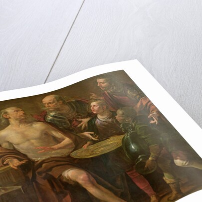 Phocion refusing the gifts of Alexander by Gioacchino Assereto