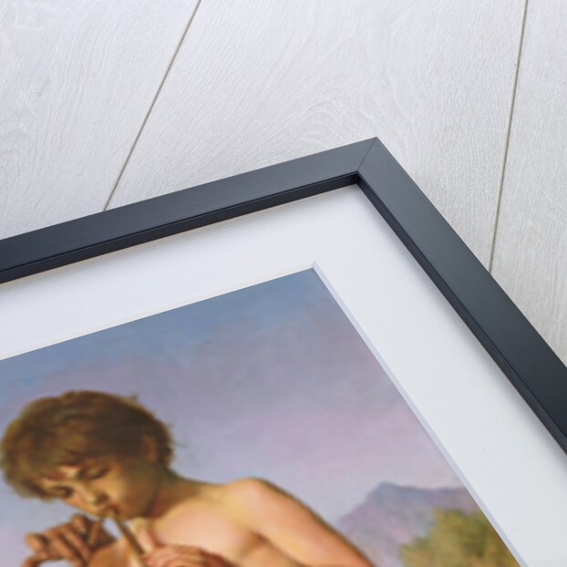 The Flute Lesson, 1858 by Jules Elie Delaunay