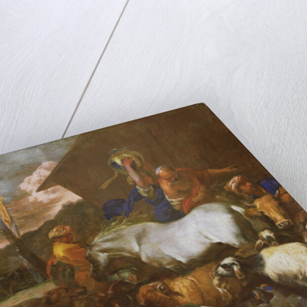 Entering the Ark by Italian School