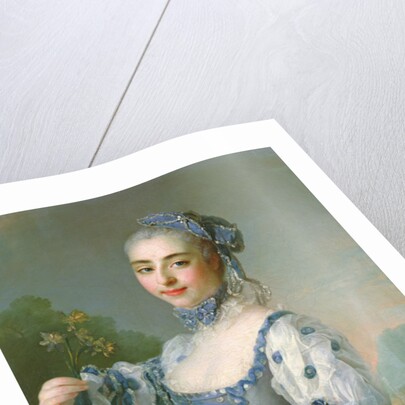 Young Woman with a Basket by German School