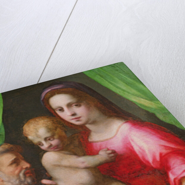 Holy Family by Domenico Puligo