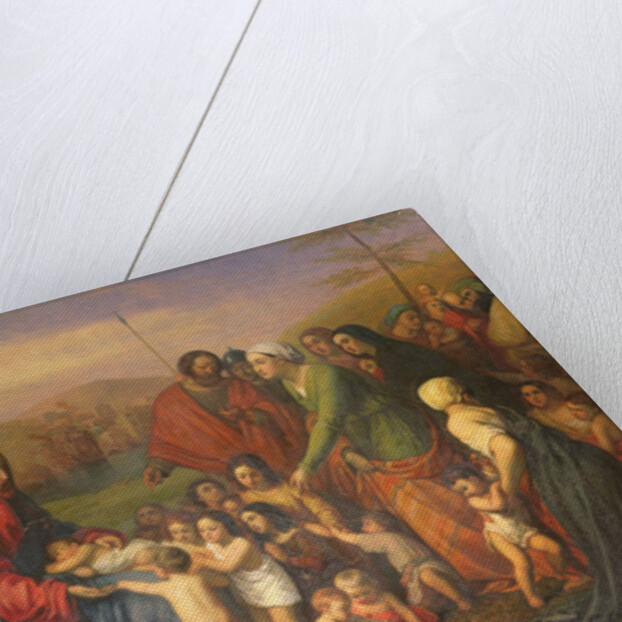 Let the little children come to me, 1837 by Joseph-Nicolas Robert-Fleury