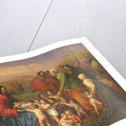 Let the little children come to me, 1837 by Joseph-Nicolas Robert-Fleury