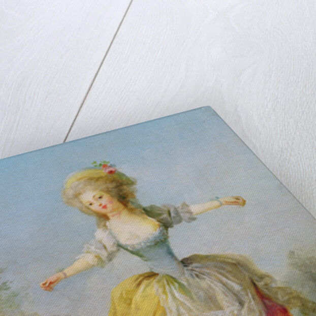 Dancer dressed in Louis XVI costume by Jean-Frederic Schall