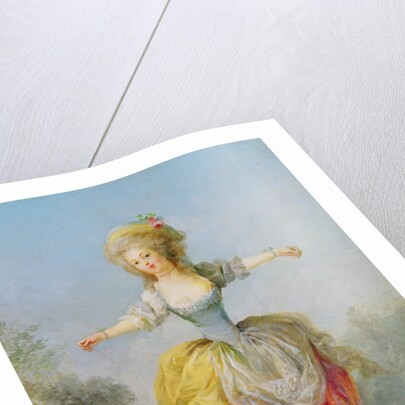 Dancer dressed in Louis XVI costume by Jean-Frederic Schall