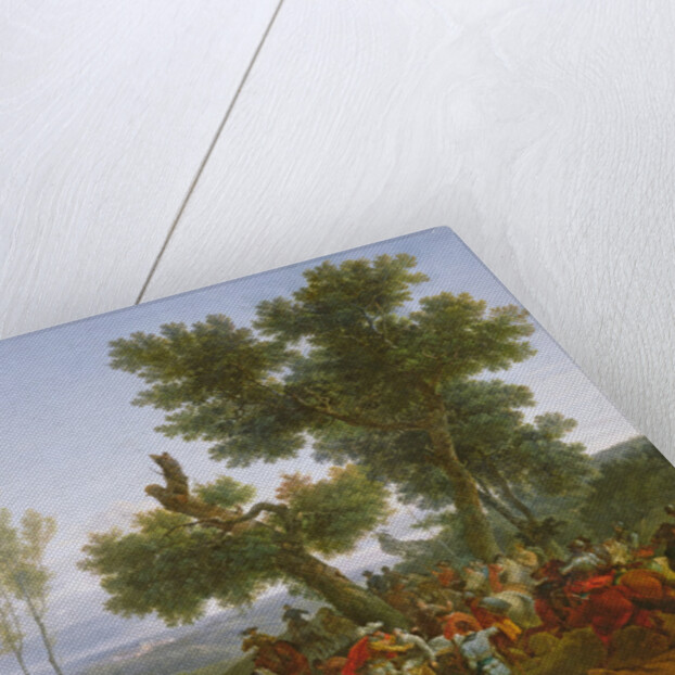 The Meeting of Henry IV, King of France and Navarre, and Maximilien de Béthune, Duke of Sully on the plain of Beuvron by Nicolas Antoine Taunay