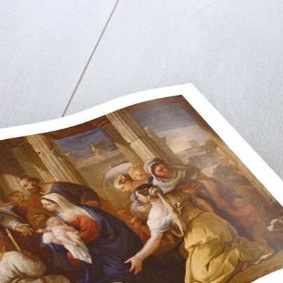 Presentation at the Temple by Luca Giordano