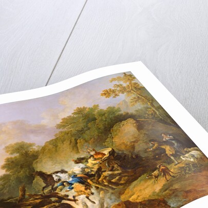 Rupture of a Wooden Bridge, c.1770 by Philip James de Loutherbourg