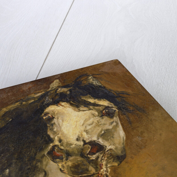 Head of a Horse by Alfred Roll