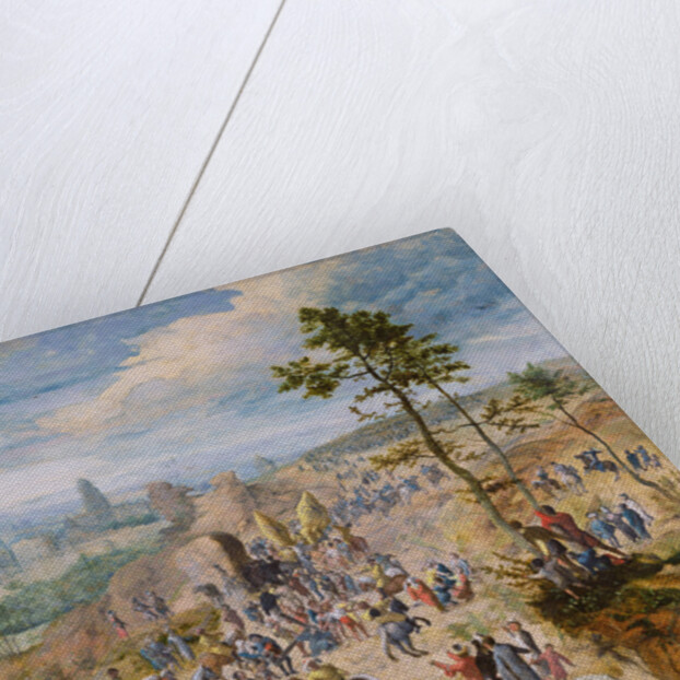 On the Road to Calvary by Flemish School